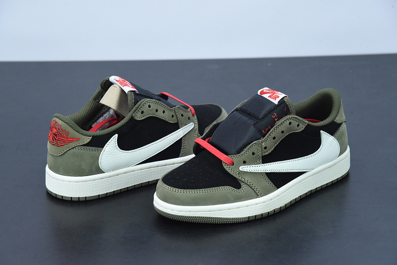 TRAVIS SCOTT X AIR JORDAN 1 LOW DARK MOCHA BLACK CQ4277-105