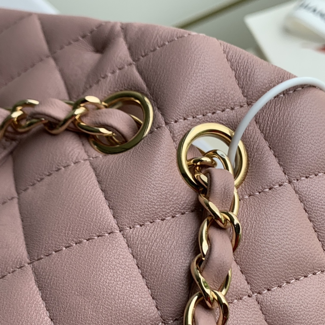 Ch@nel Flap Bag-Lambskin-25CM