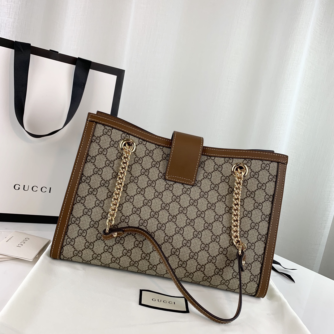 G*u*i padlock bag-35x23x14cm