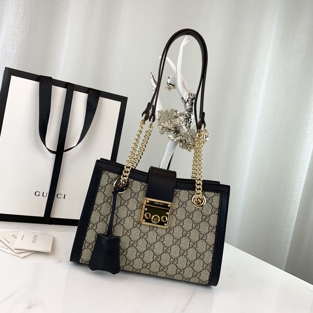 G*u*i padlock bag-26*18*10cm