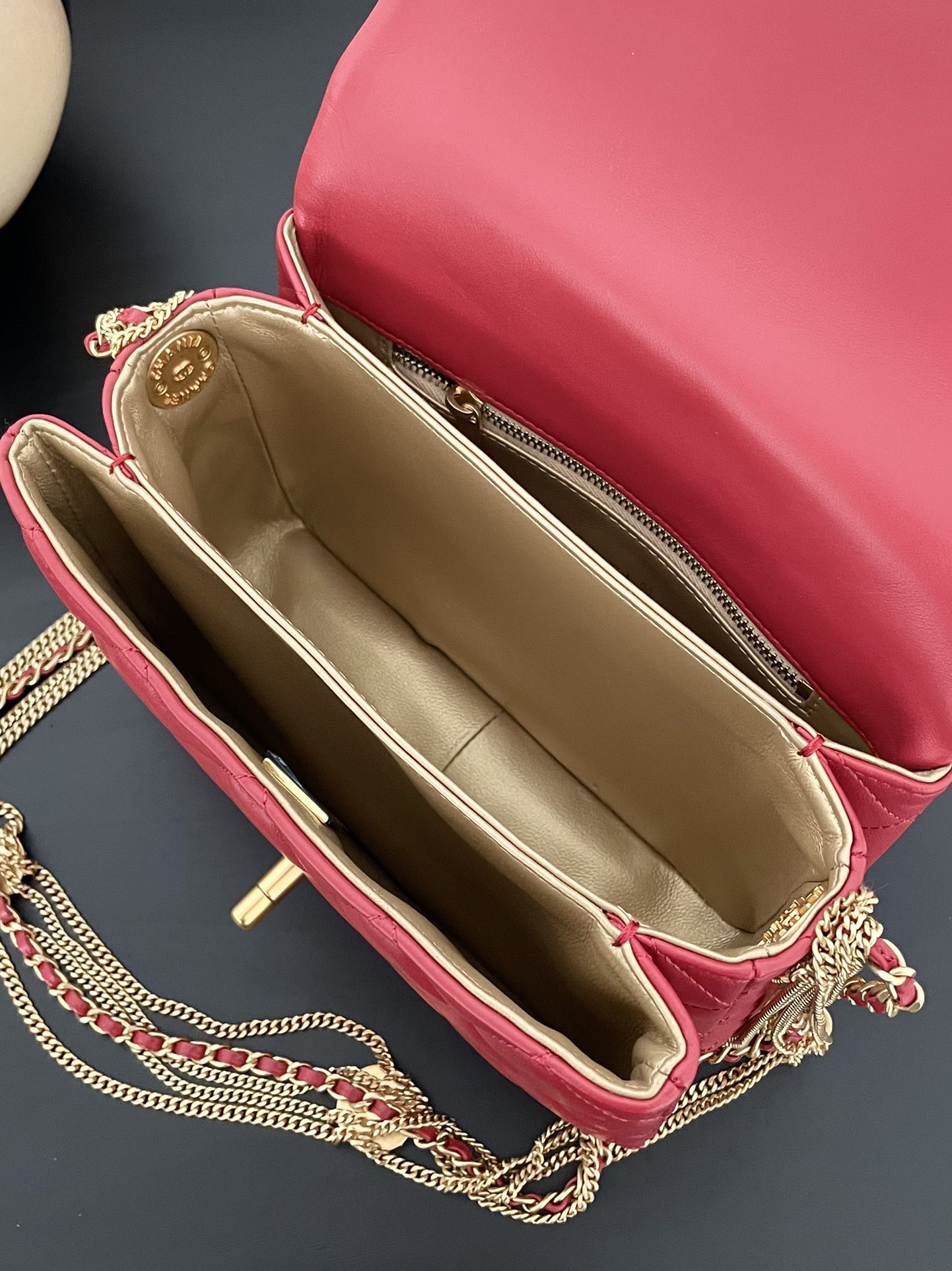 Ch@nel Flap Bag-21.5*14*10CM