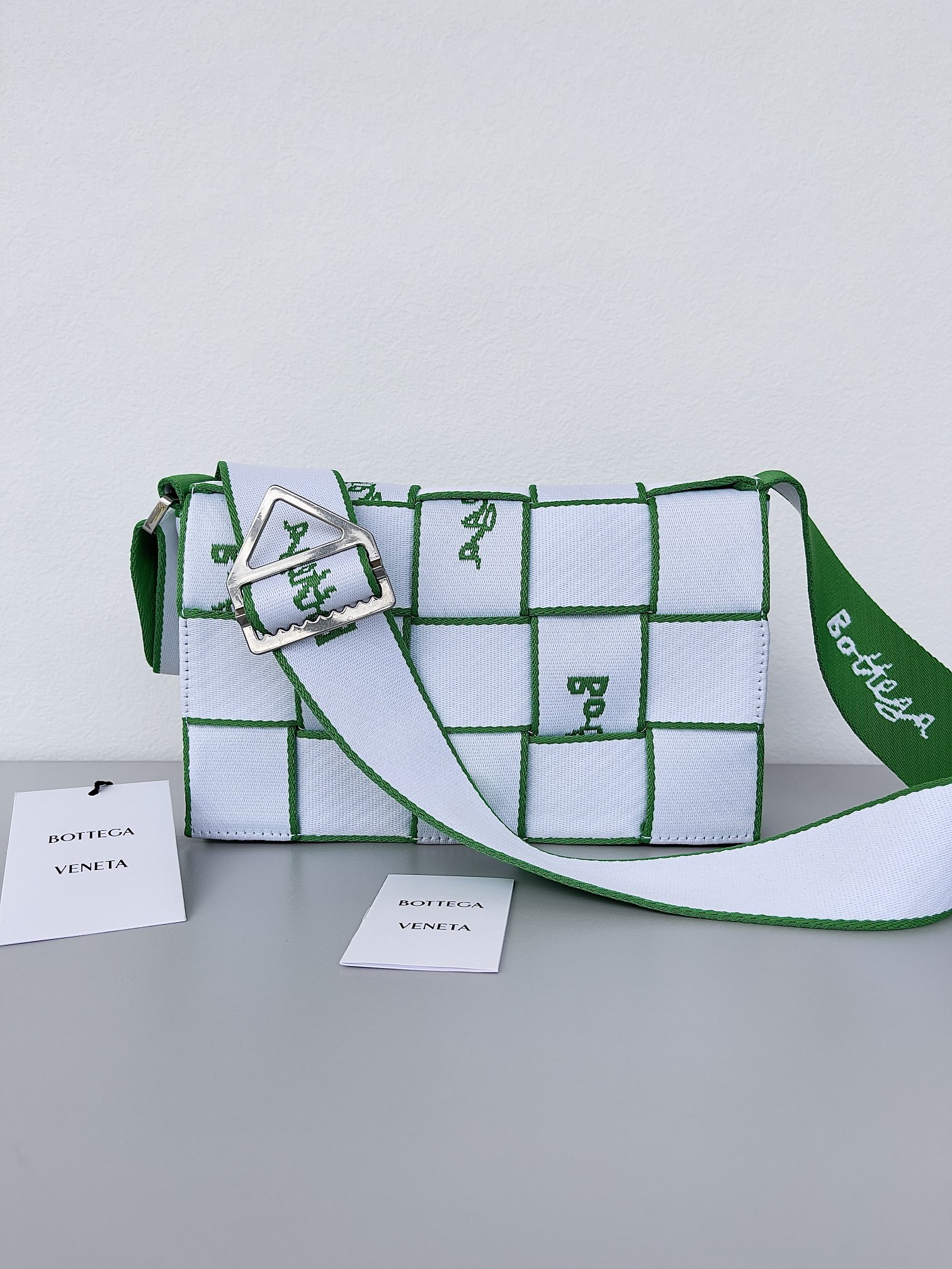 b0tte*a Ven*ta webbing crossbody bag-25*15*5cm