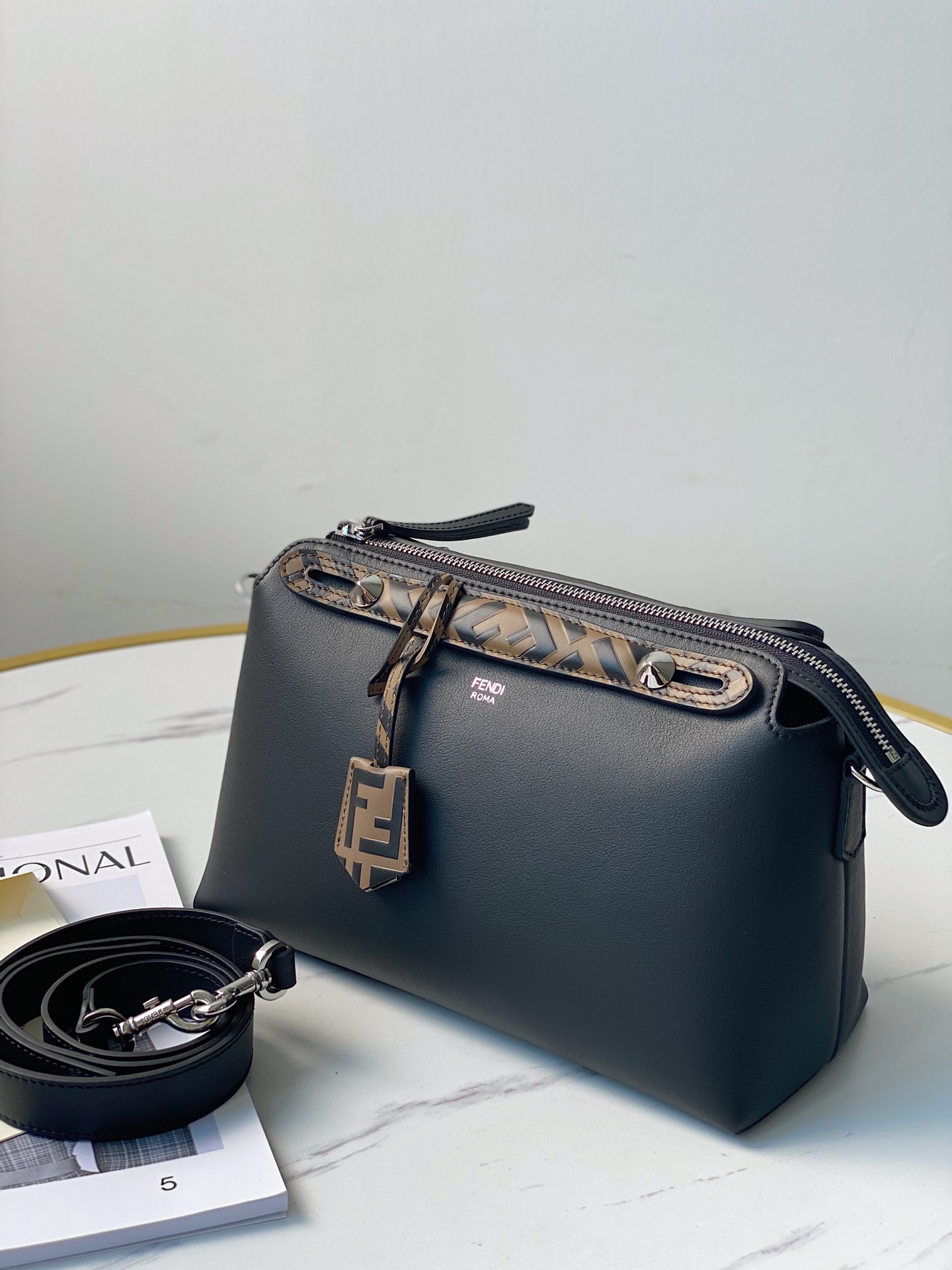F**di by the way handbag-28*12*15cm