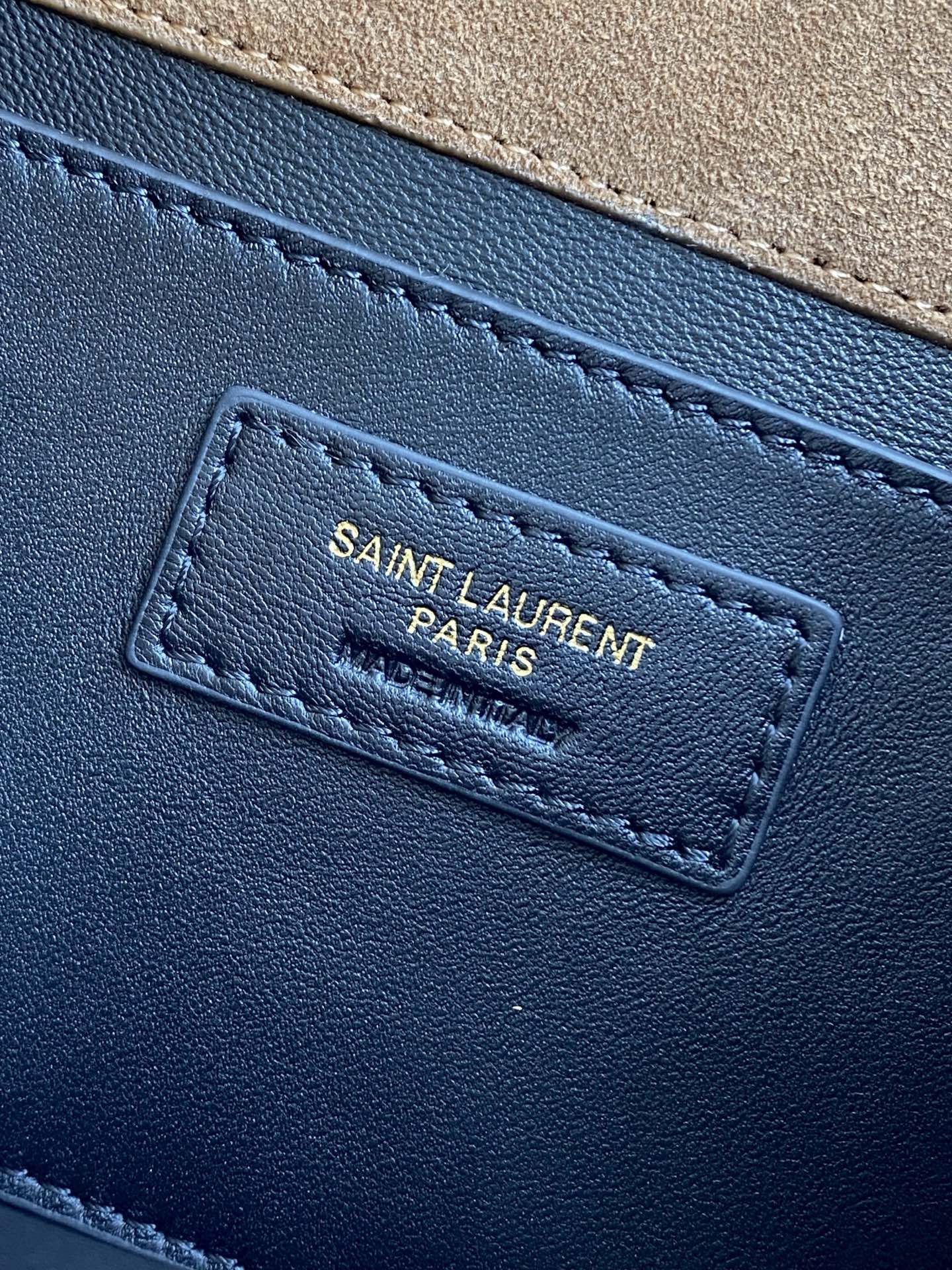 Y51 CASSANDRE Large Envelope Pouch In Suede -29.5x18x4.5CM