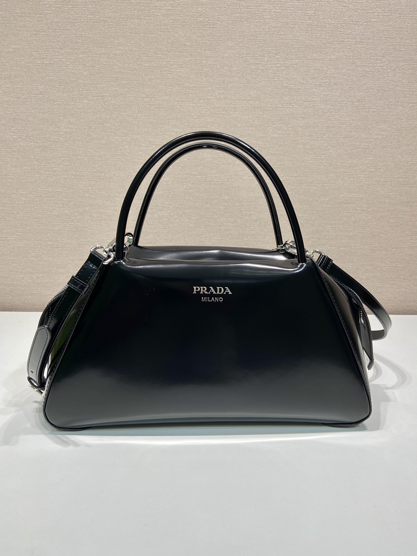 Pra*a 1ba365 bowling bag-31*16*13.5cm
