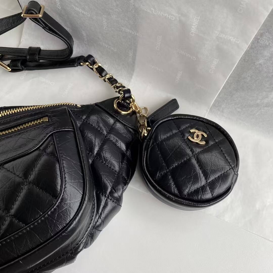 Ch@anel Waist Bag-34*15*6CM