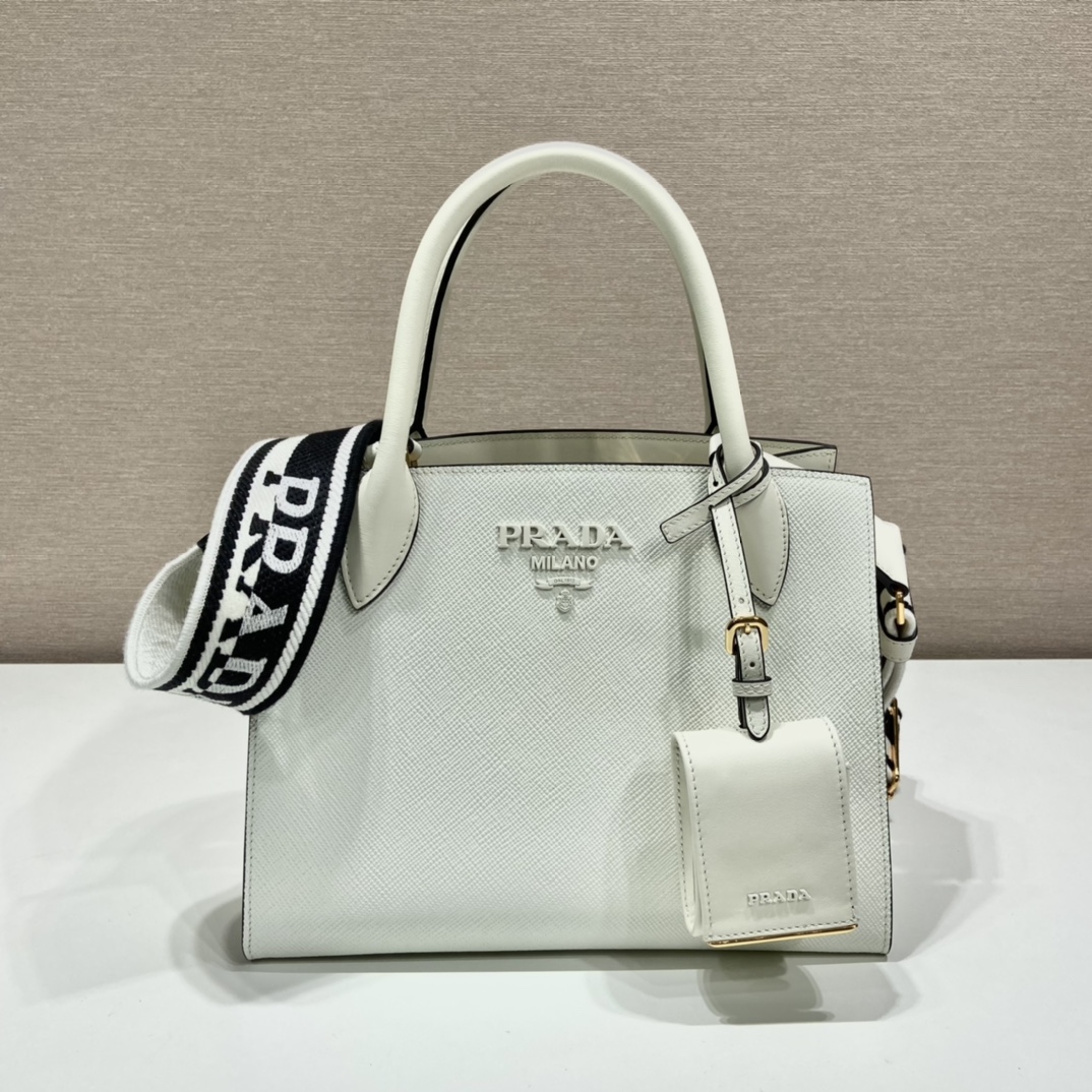 Pra*a 1ba156 tote-26*20*15&33*24*15cm