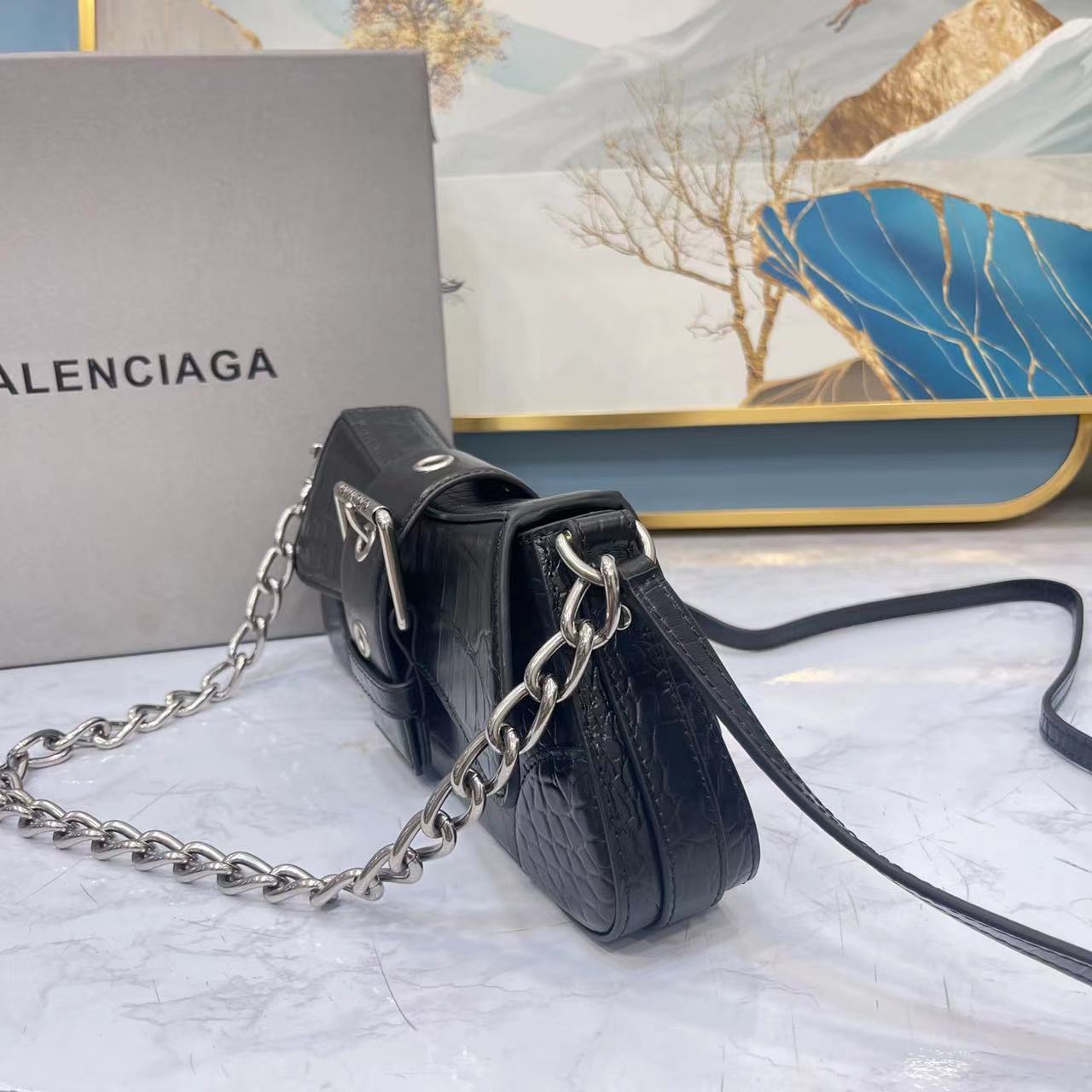 Ba*len*cia*ga lindsay bag-29x13x4.8cm
