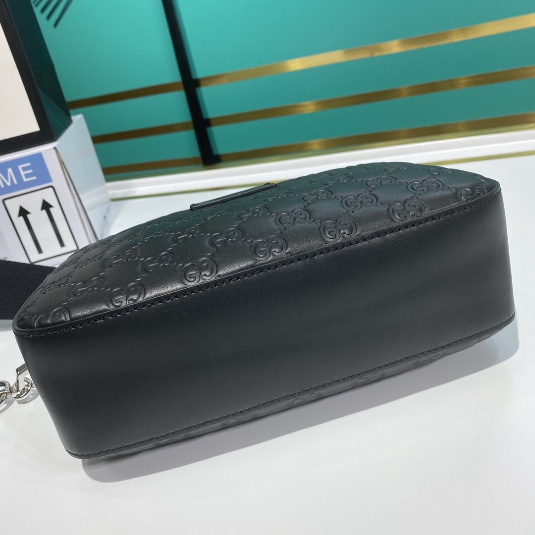 G*u*i gg embossed crossbody bag-24*14*7cm