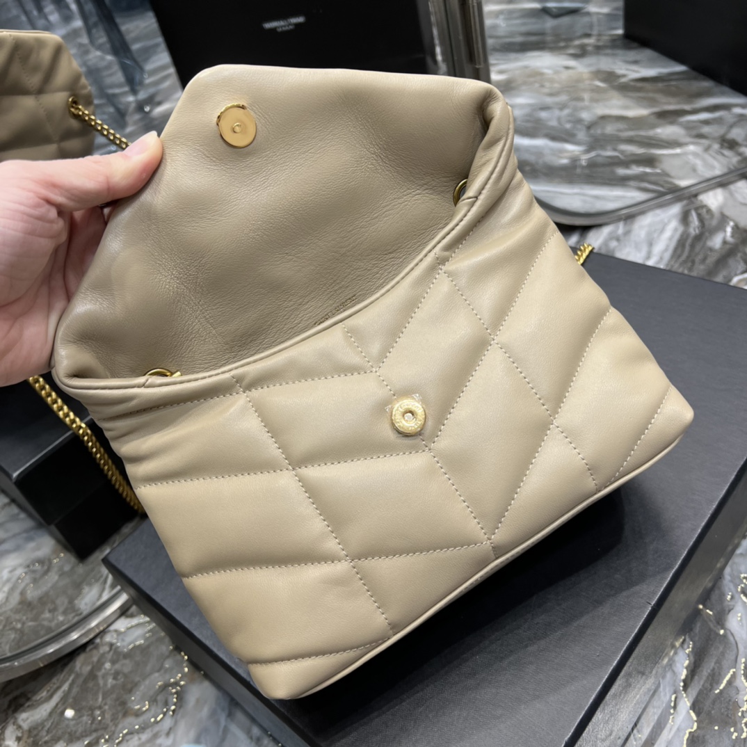 Y*L loulou puffer-lambskin leather
