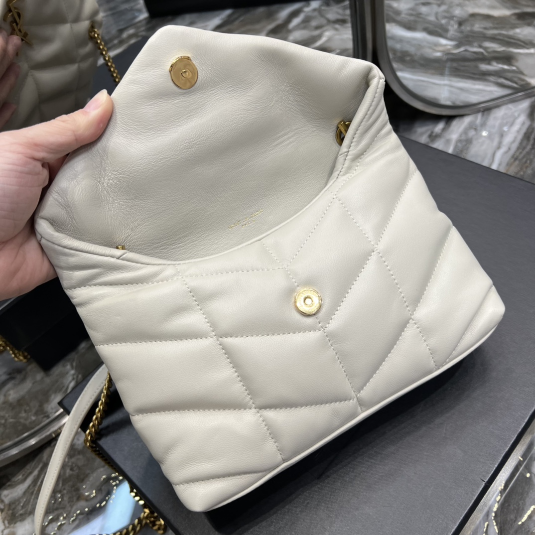 Y*L loulou puffer-lambskin leather