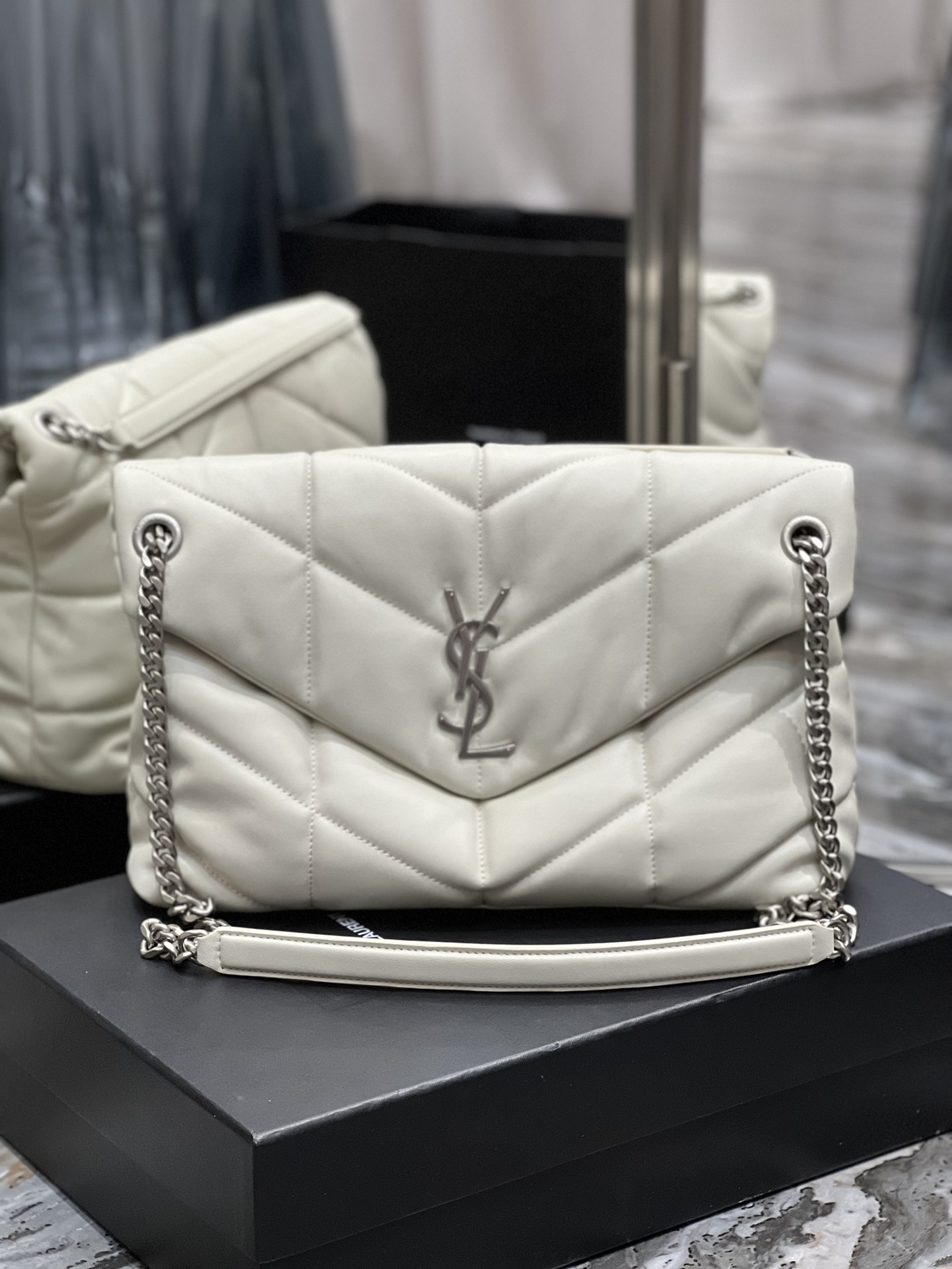 Y*L loulou puffer-lambskin leather