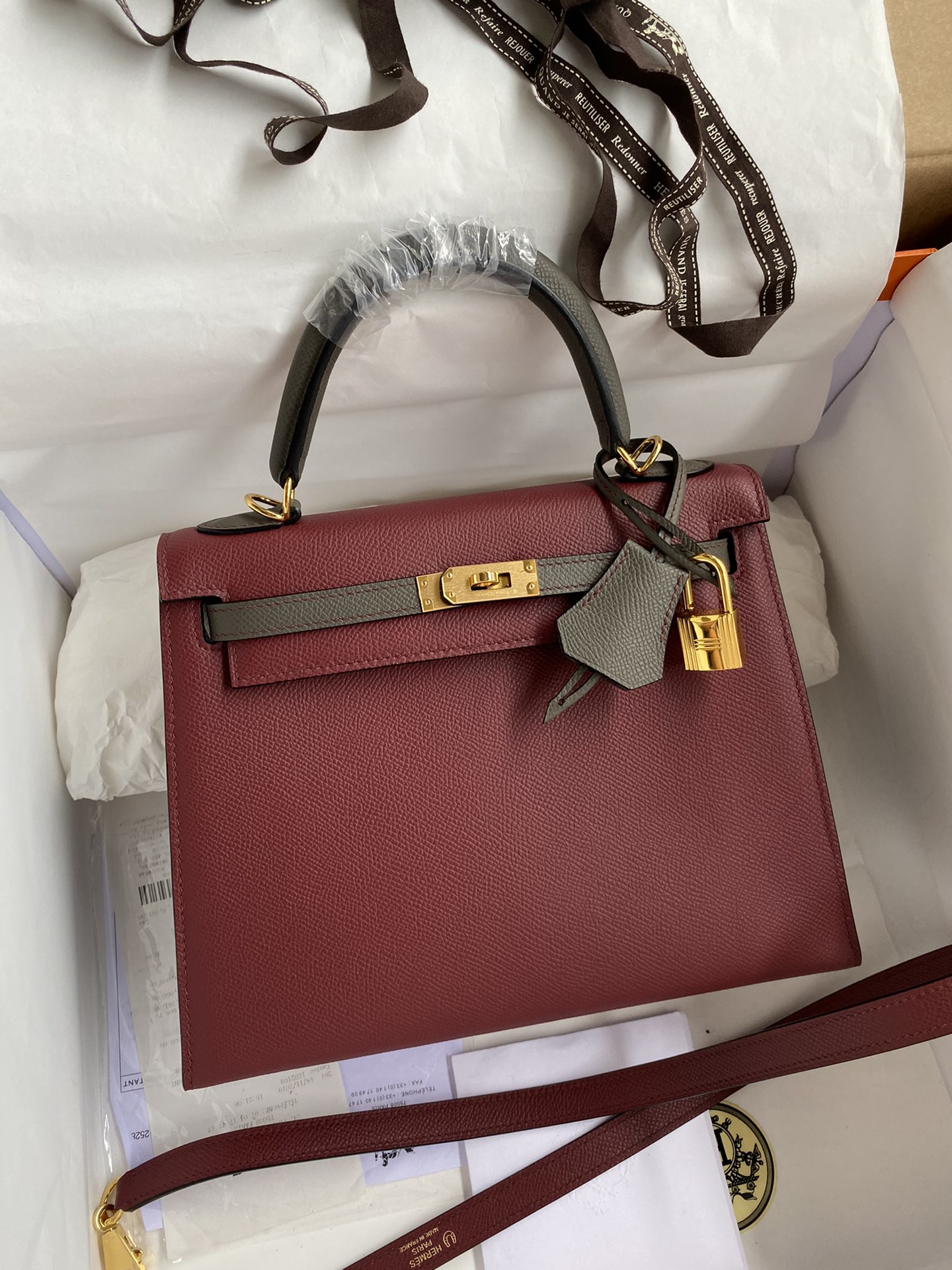 H**mes kelly-epsom leather-25cm