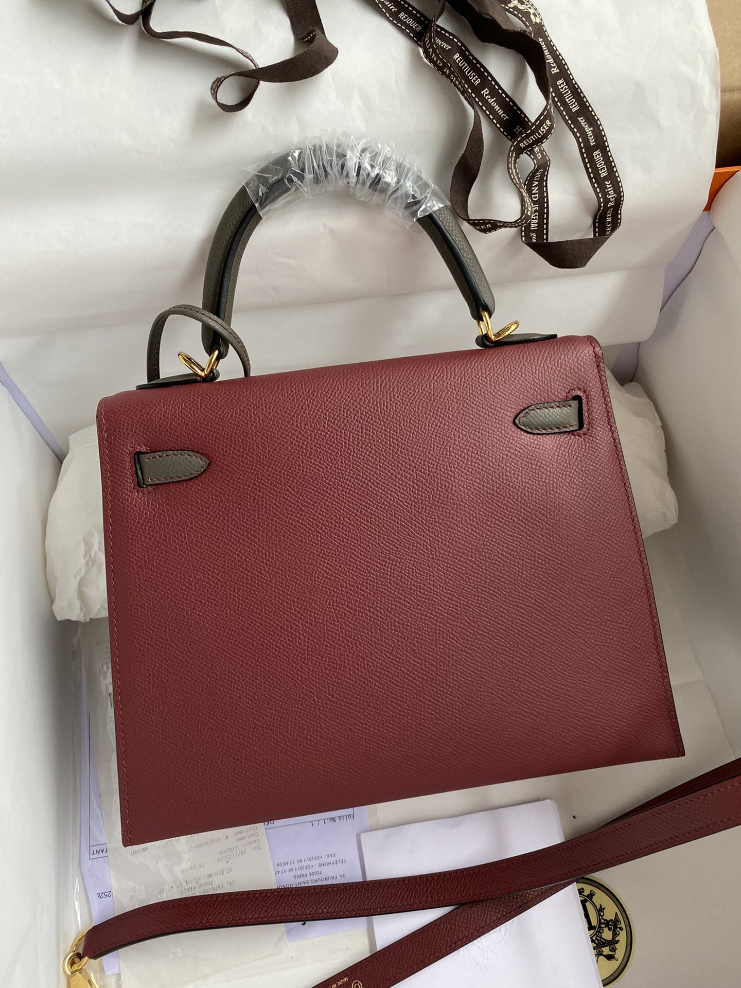 H**mes kelly-epsom leather-25cm