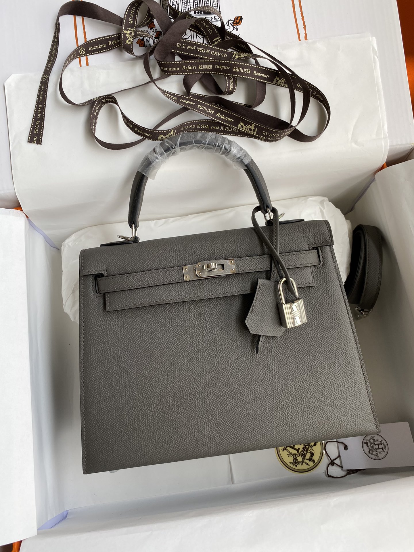 H**mes kelly-epsom leather-25cm
