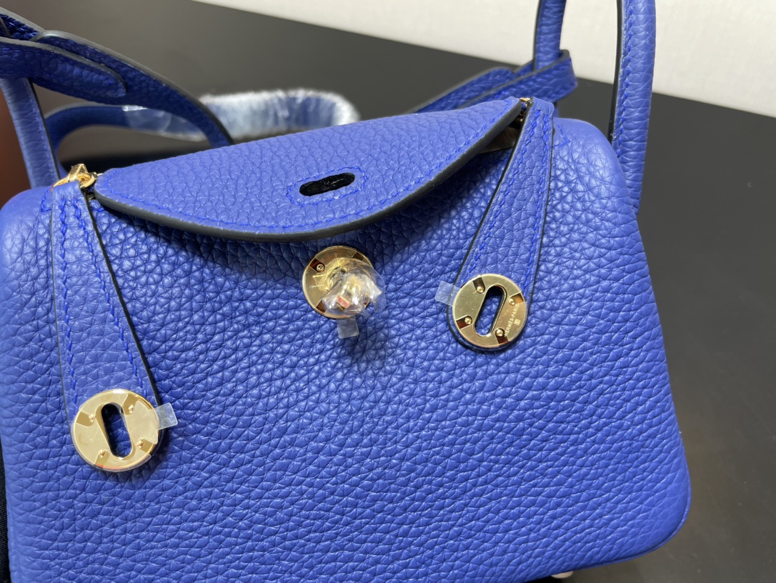 H**mes lindy 19-togo leather-19cm