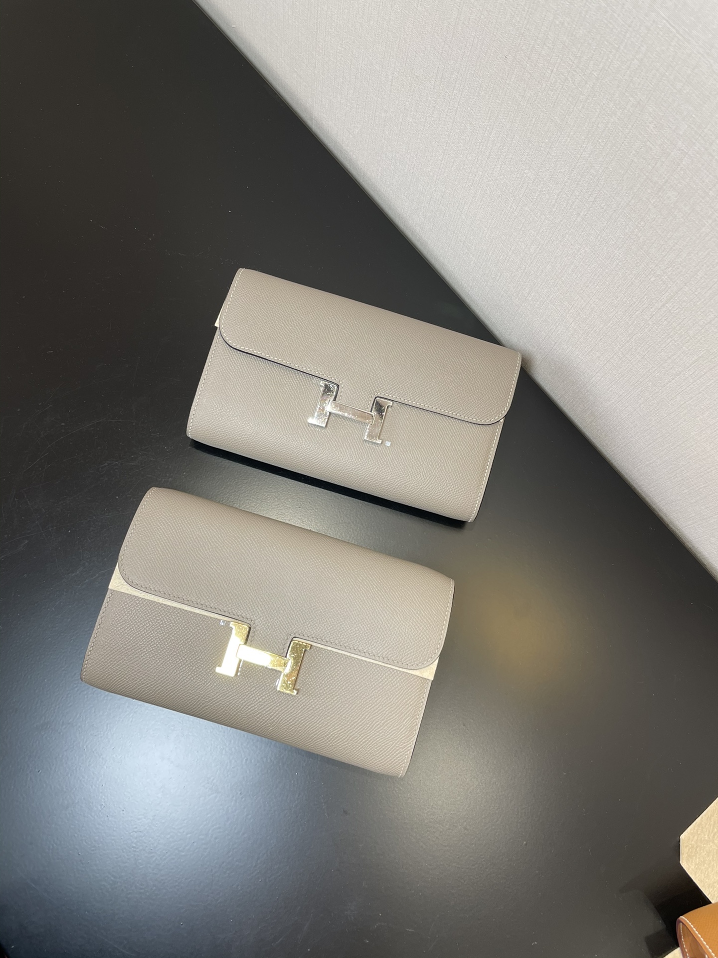 H**mes constance wallet on chain-epsom-20*13*2cm