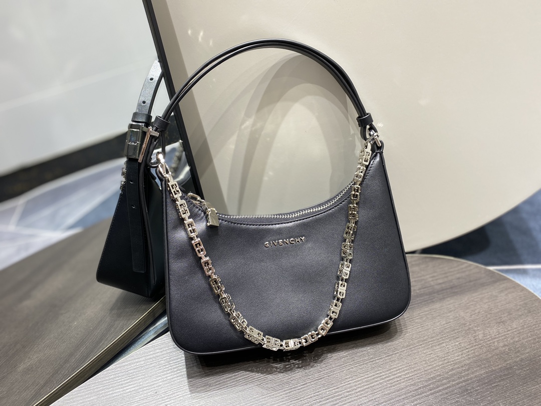 G1uenchy moon cut hobo-25x7x12cm