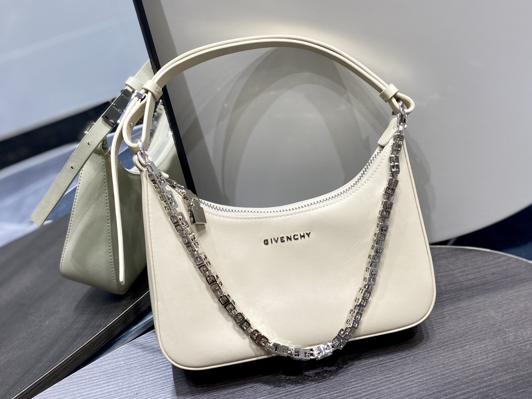 G1uenchy moon cut hobo-25x7x12cm