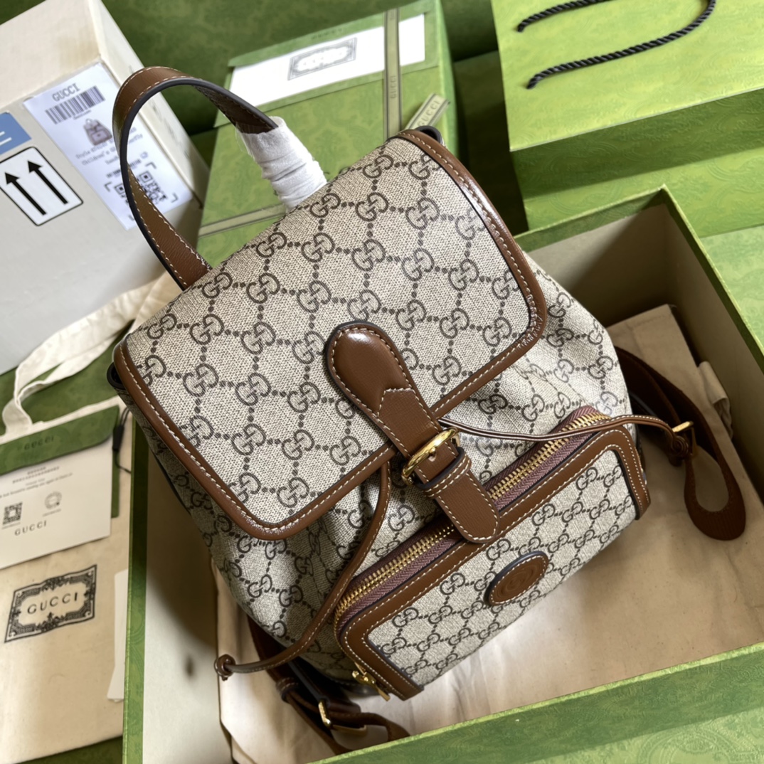 G*u*i backpack-26.5*30*13cm
