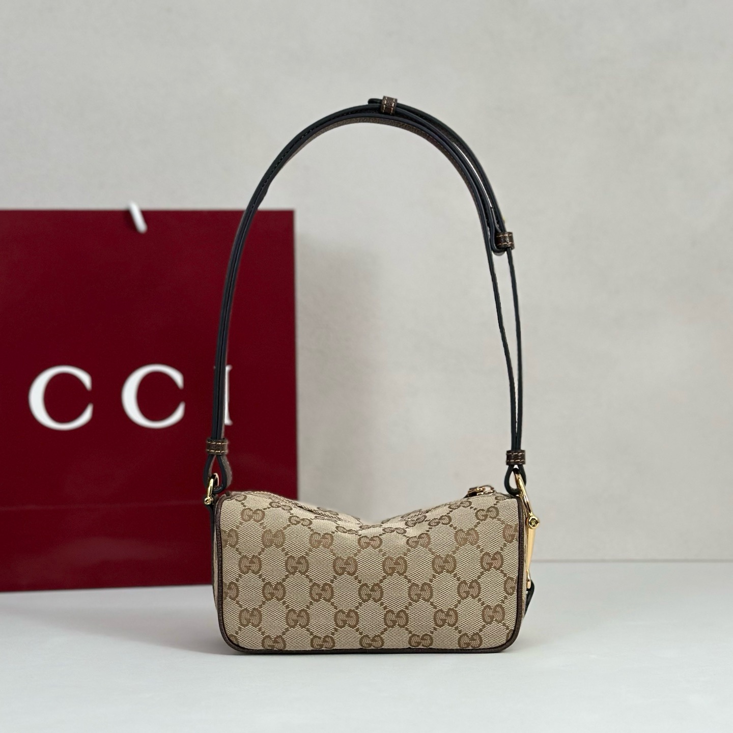 Guc*ci Mini Half Horsebit Bag-19.5*10*8CM