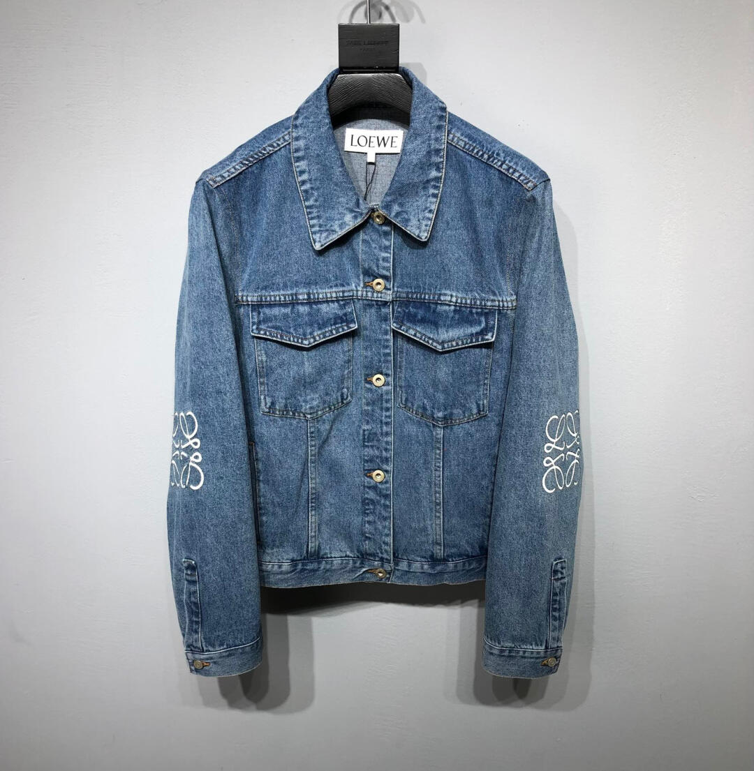 l0ew* anagram jacket in De*1m blue
