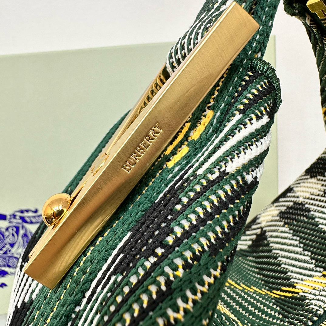 B**rry medium check hobo bag-28.5*16.5*33.5cm