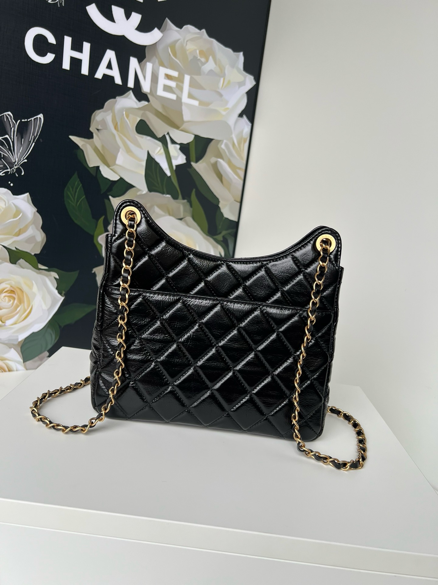 Ch@nel Hobo Handbags-22.5*21.5*7CM