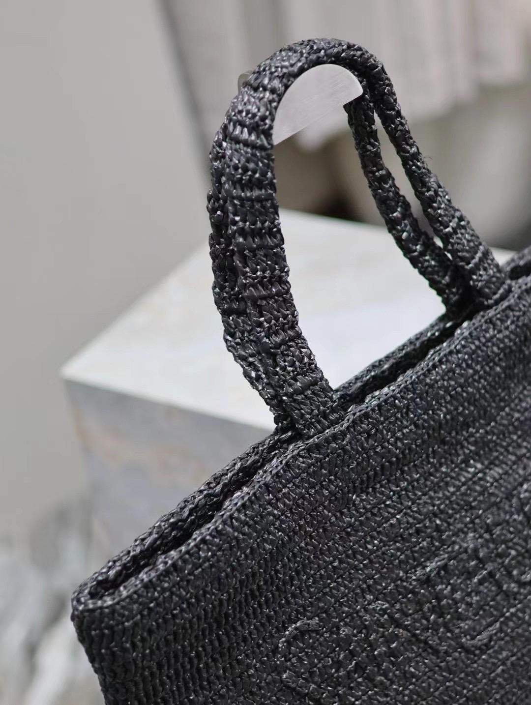 Y51 raffia tote-50*43*17cm