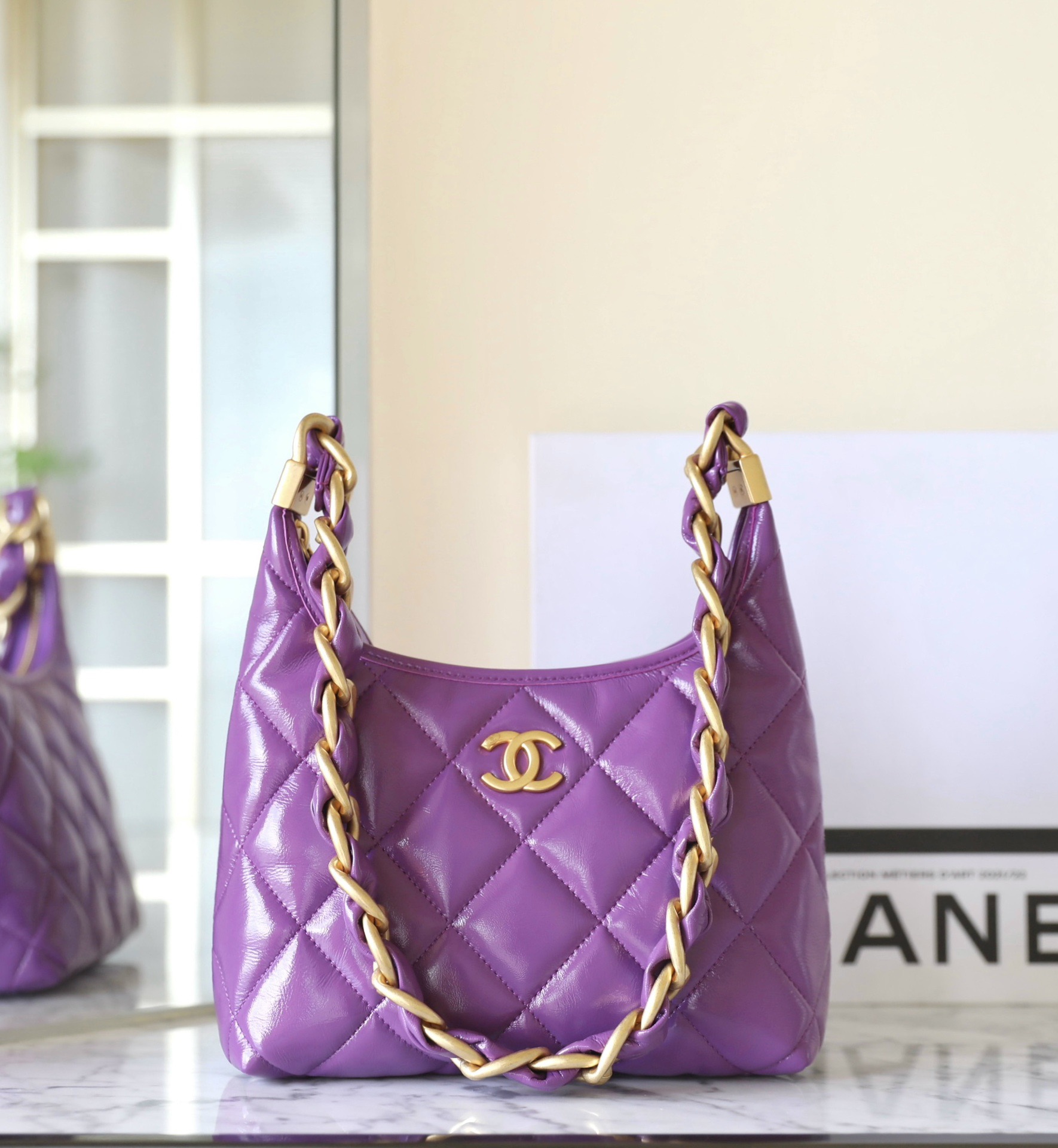 Ch@nel Hobo Bag-22.5*19.5*8.5CM