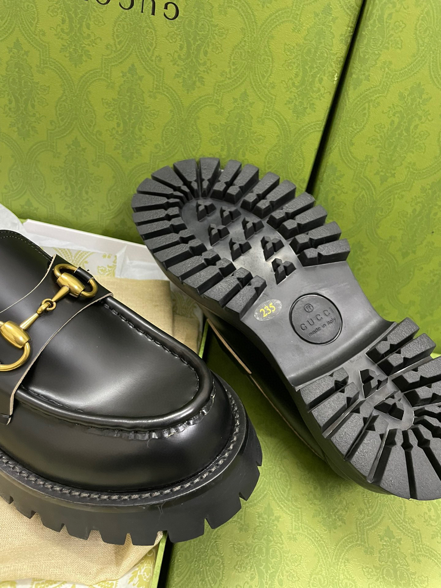 G*u*i loafers-4.5cm