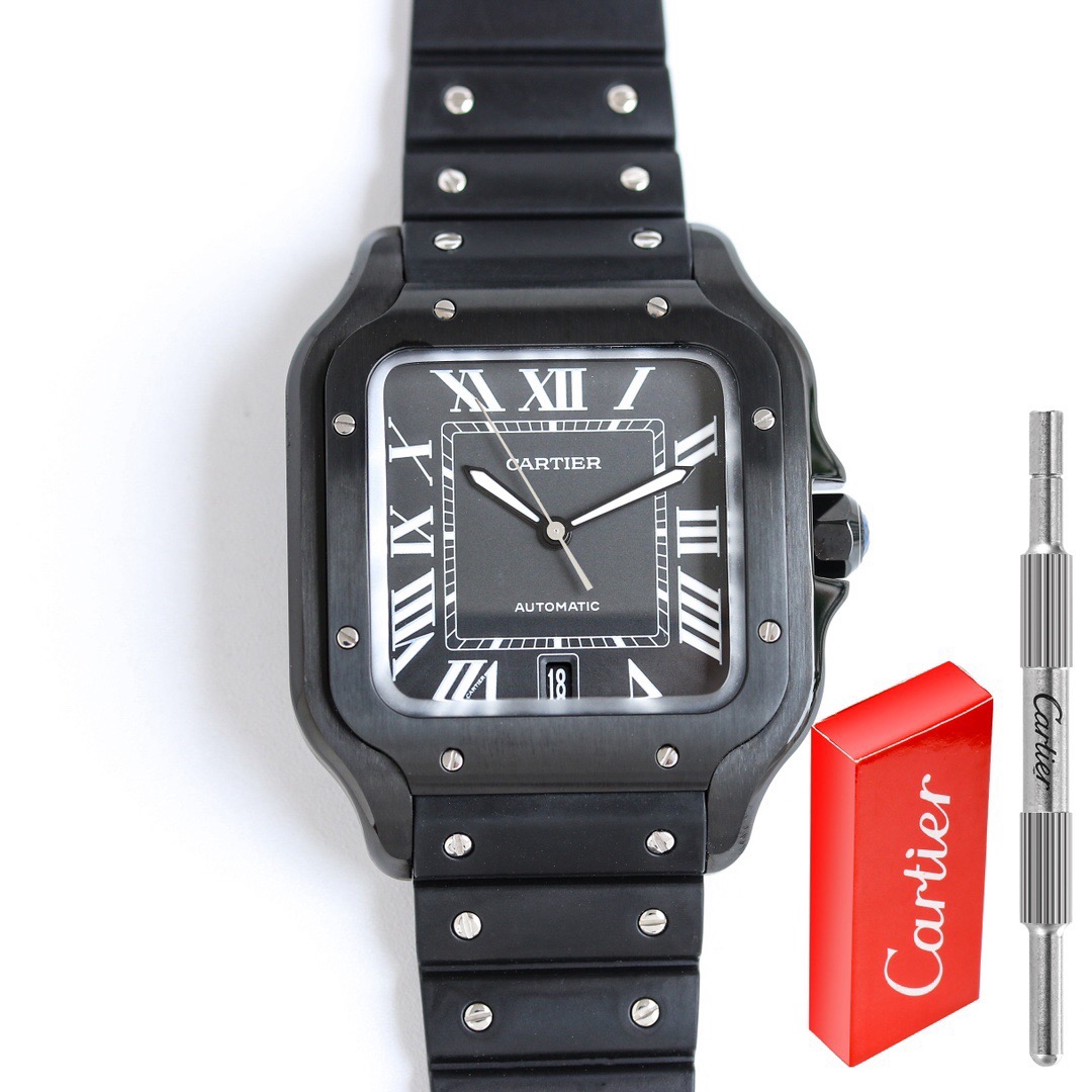 Ca*t1er Santos - Black Roman Numeral Dial