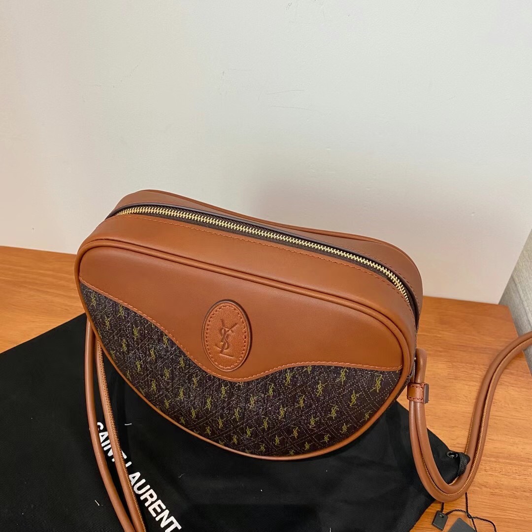 Y*L mongramme coeur bag -20*17*6cm