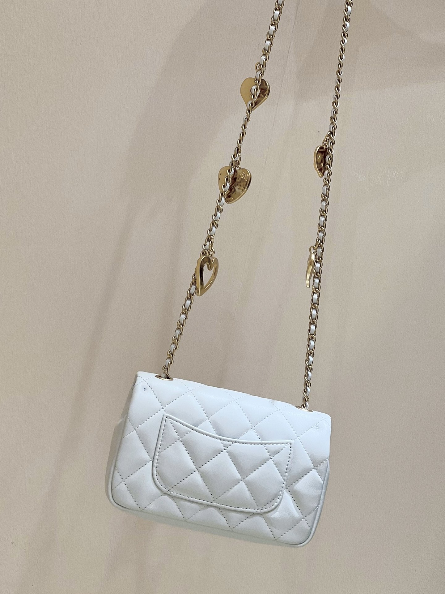 Ch@nel Flap Bag-12*19*7CM