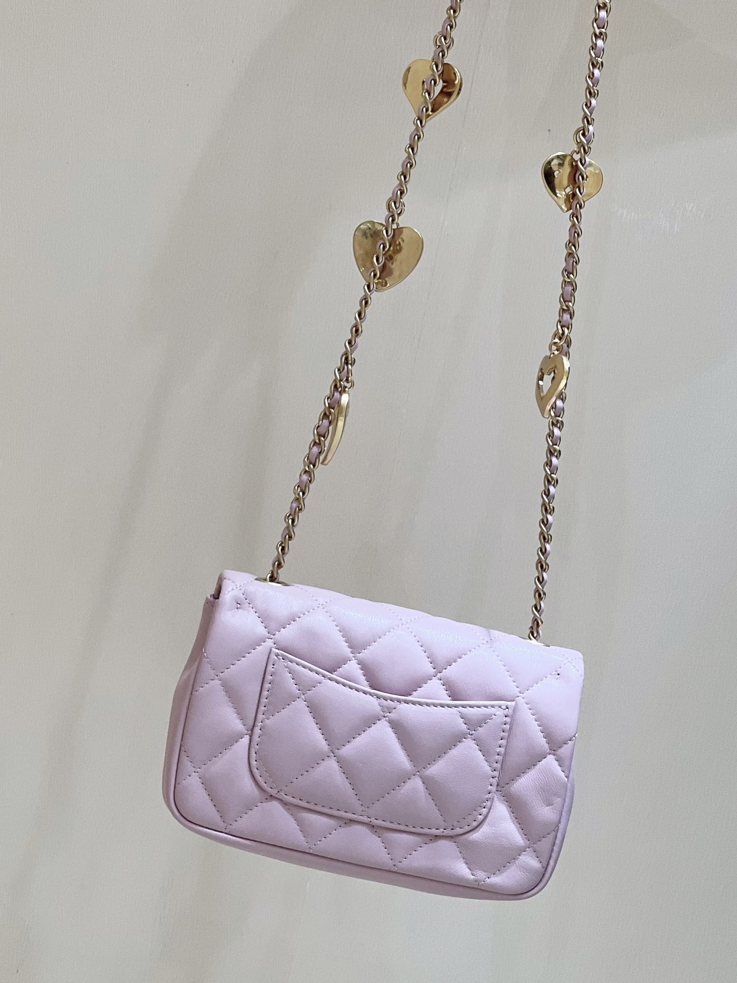 Ch@nel Flap Bag-12*19*7CM