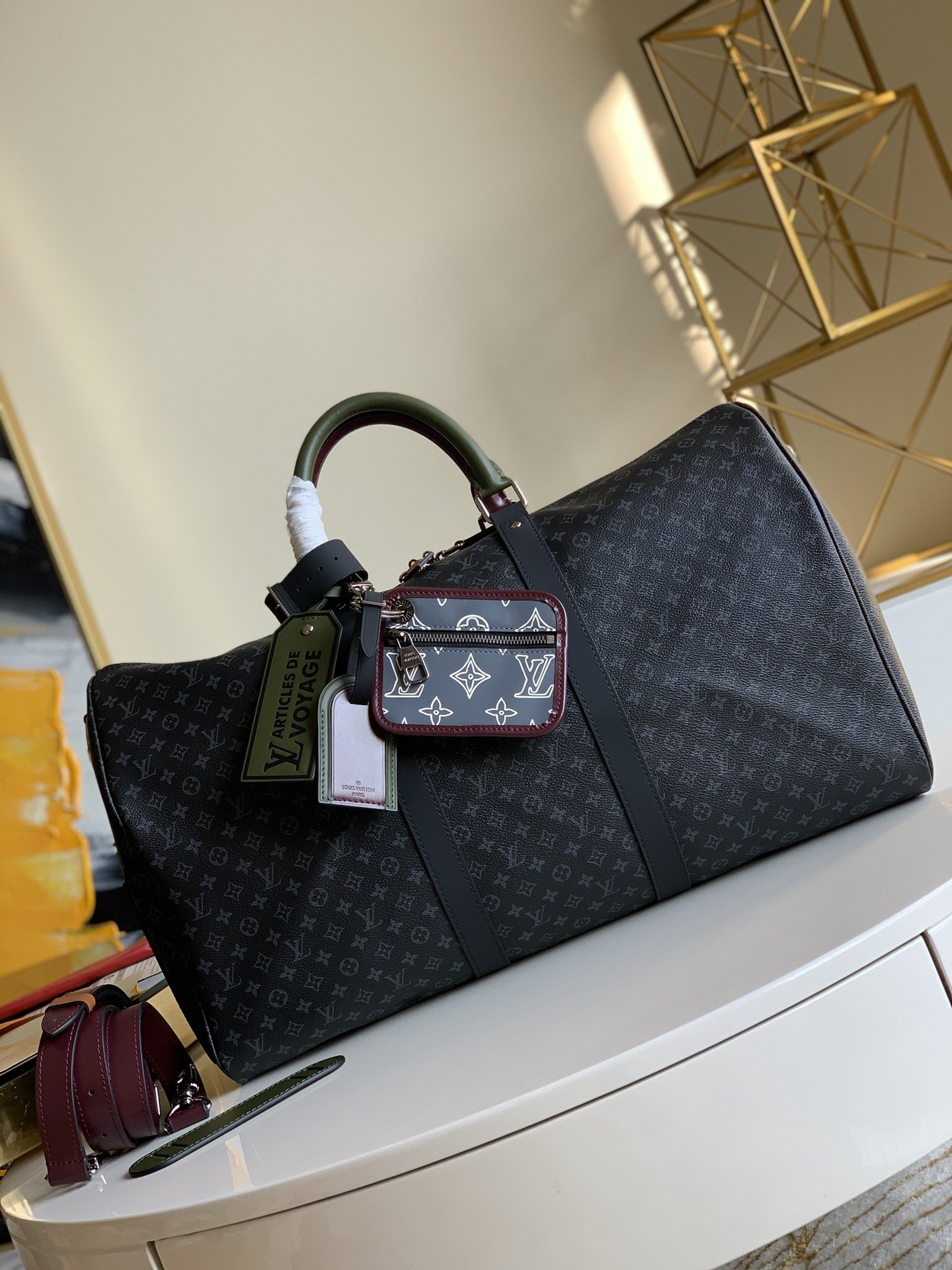 l0*is V*t0n keepall bandoulière-50.0 x29.0 x23.0cm