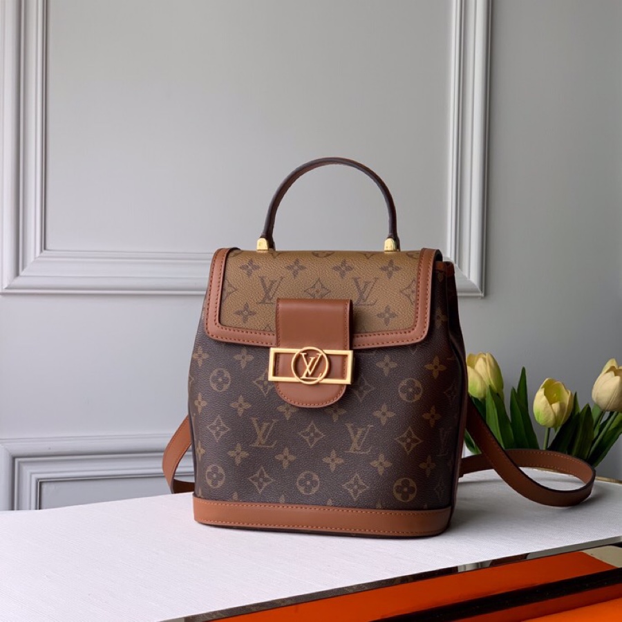 l0*is V*t0n dauphine backpack-19*20*12cm