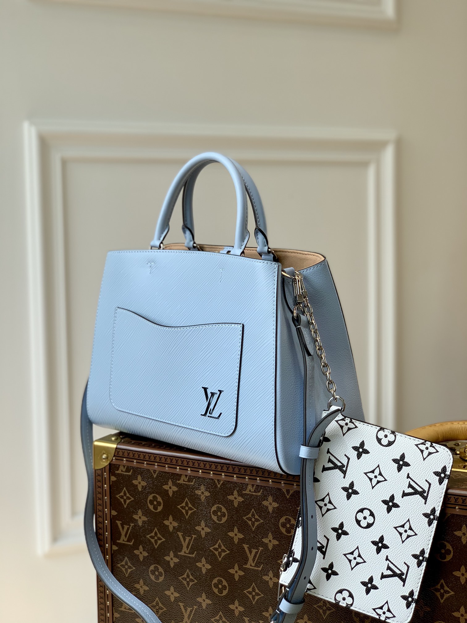 l0*is V*t0n marelle tote -25*17*11&30*21*13cm