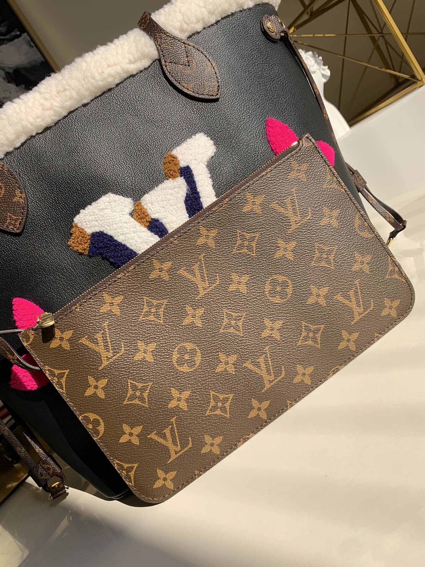 l0*is V*t0n neverfull mm tote-32*29*17cm