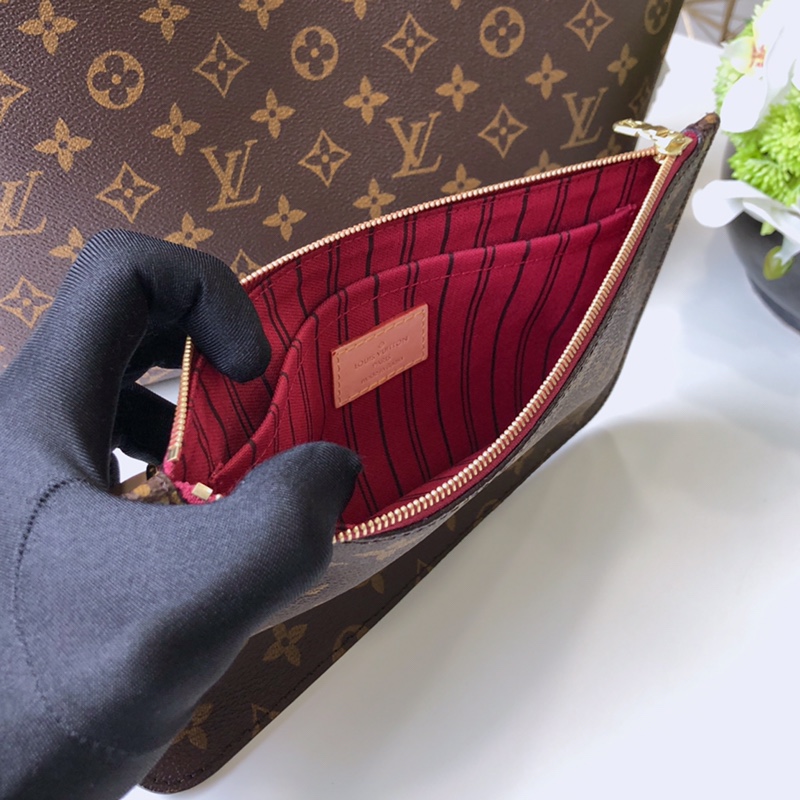 l0*is V*t0n neverfull mm (rose red inside) -32*29*17cm