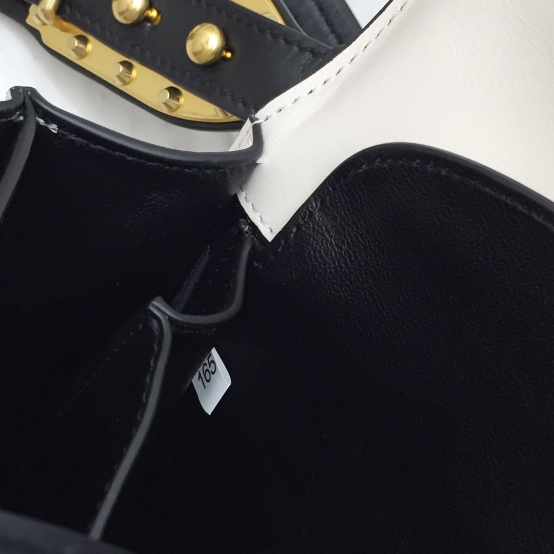 Pra*a 1bd045 leather cahier bag-1bh082-20x14x8.5cm