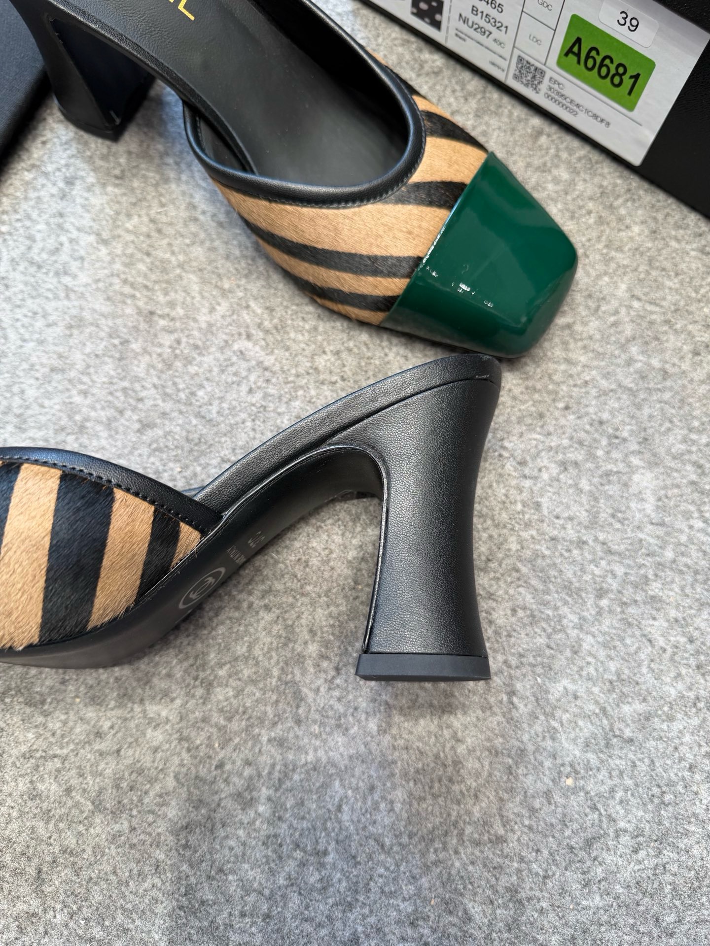Cha*el Mules - Lambskin & Patent-8CM