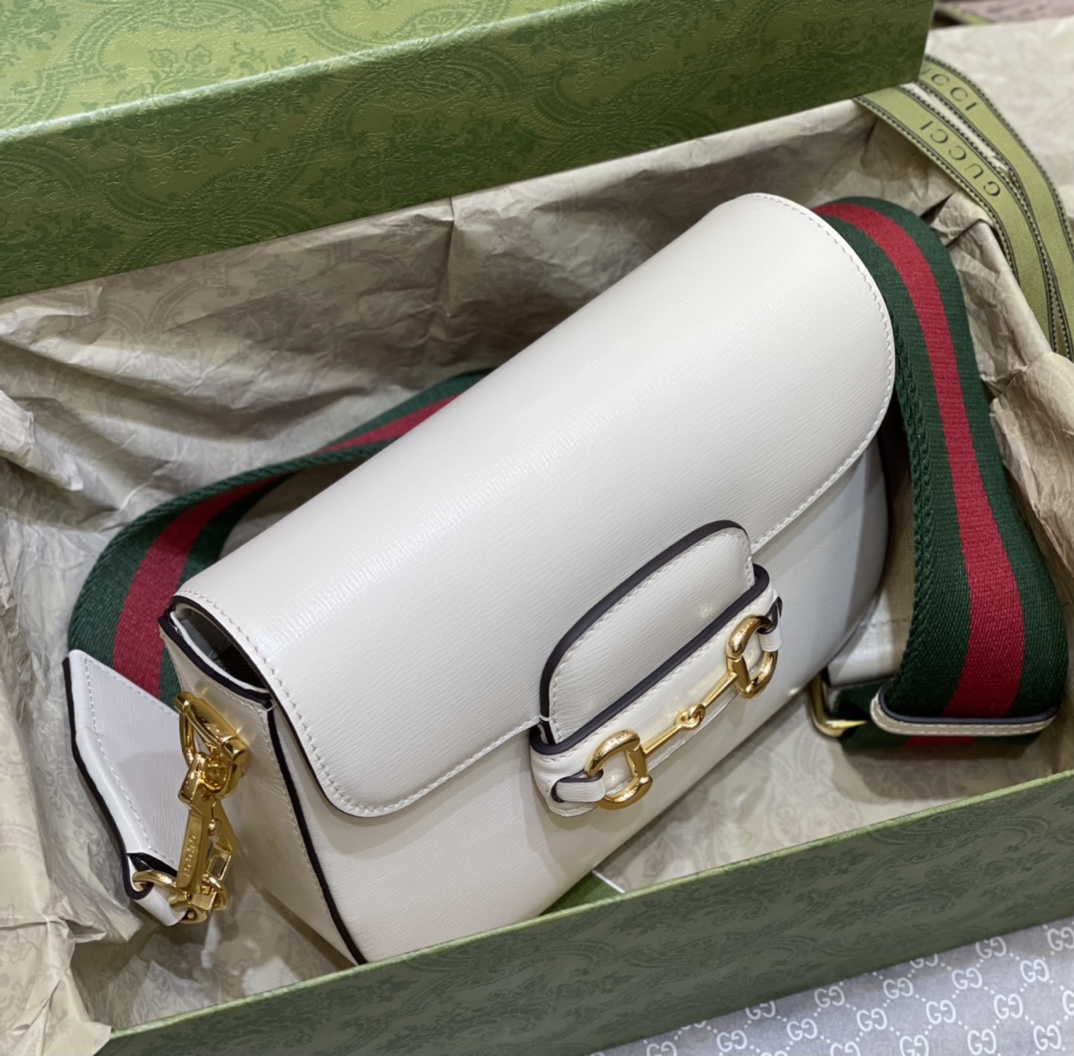 G*u*i 1955 horsebit shoulder bag-20.6*14.4*5.1cm