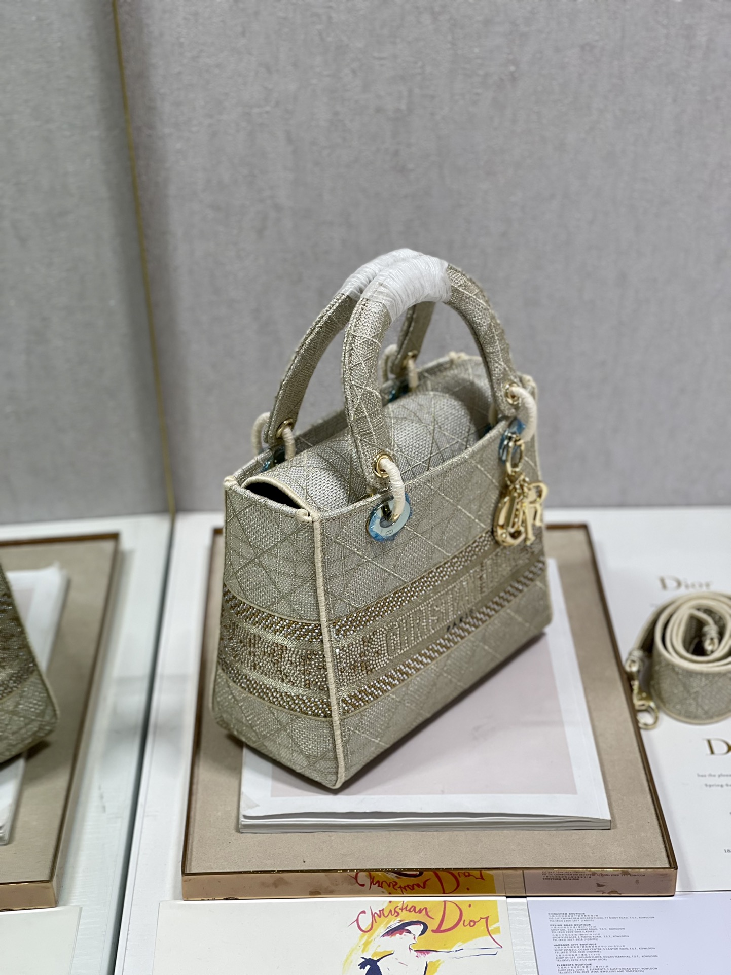 lady D*or handle bag-24cm