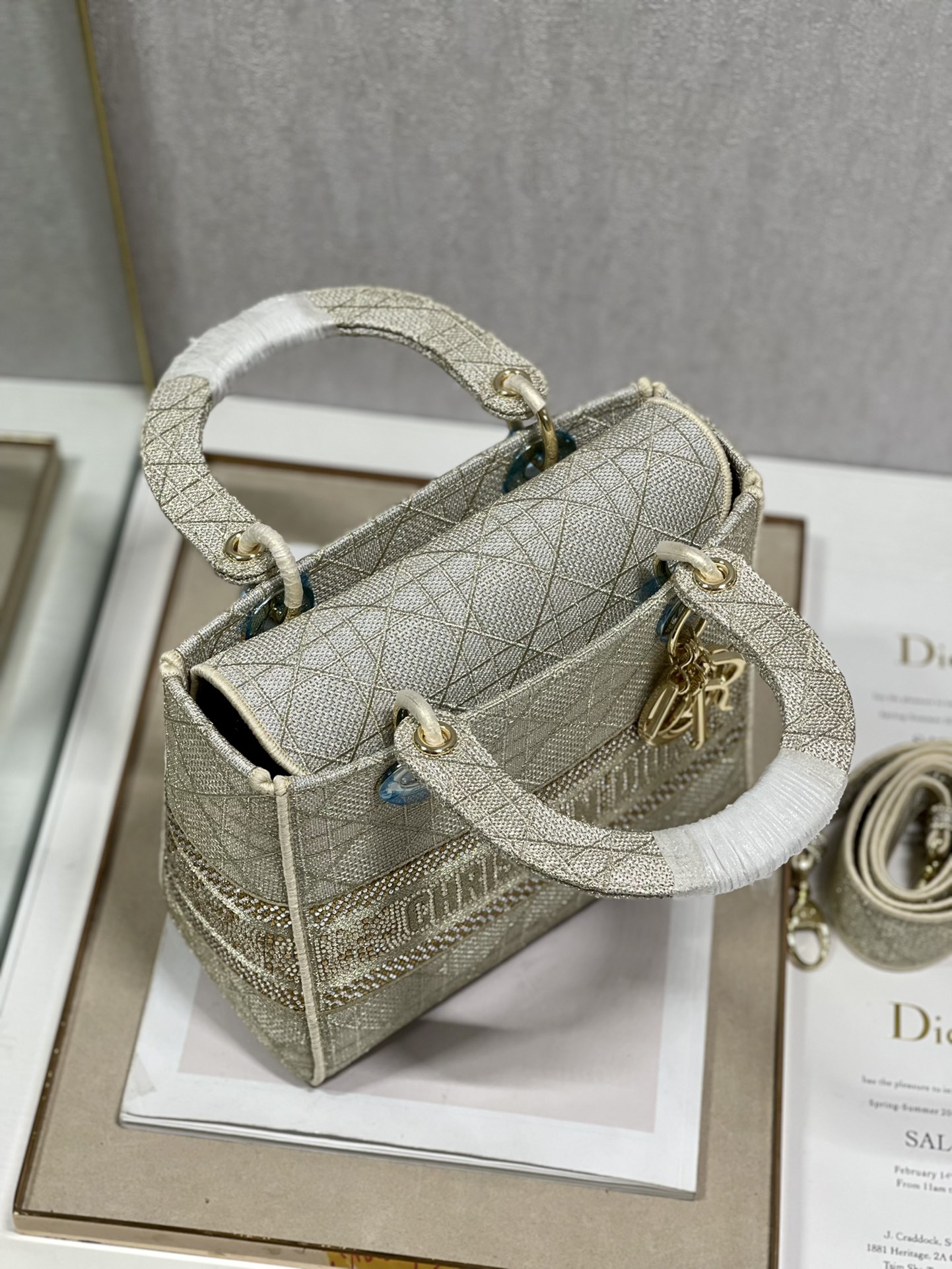 lady D*or handle bag-24cm