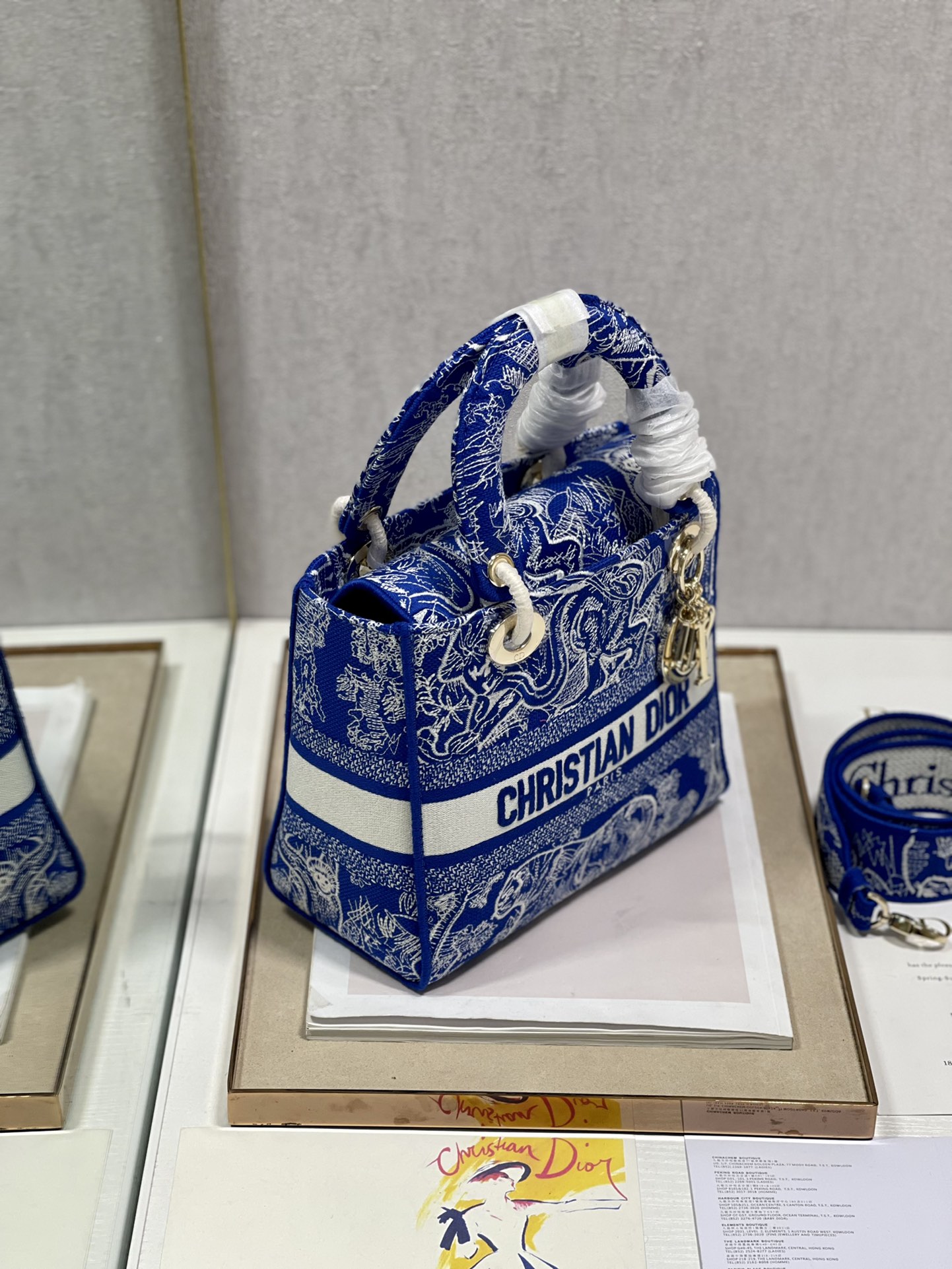 lady D*or handle bag-24cm