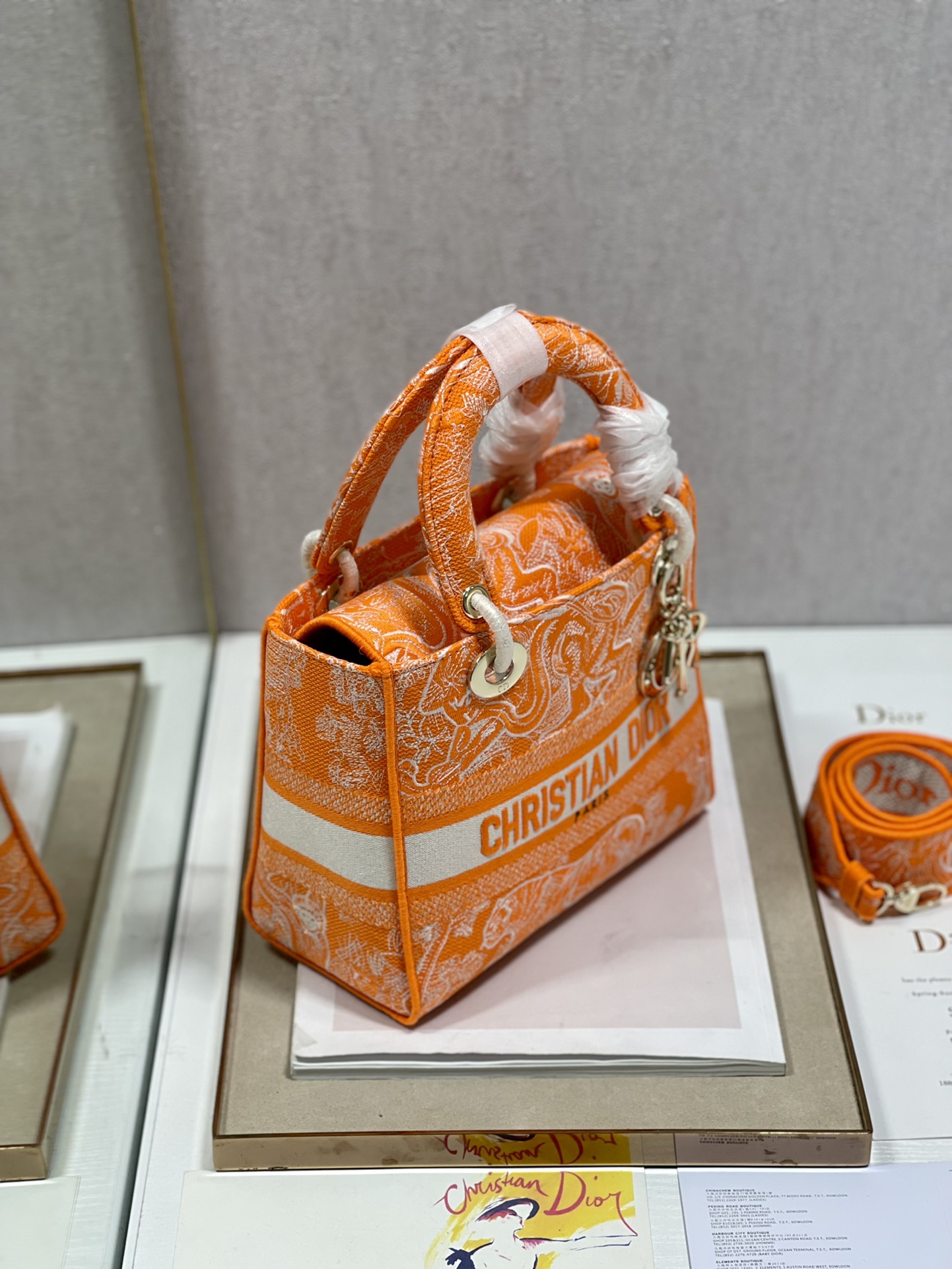 lady D*or handle bag-24cm