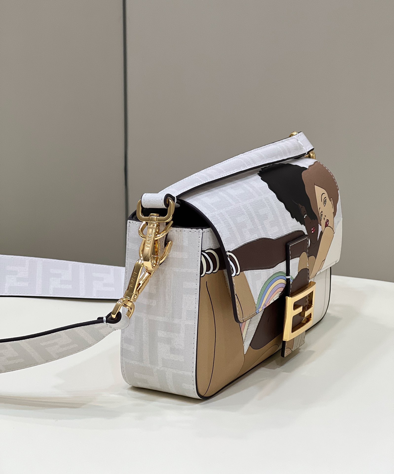 F**di baguette bag-28*6*13.5cm