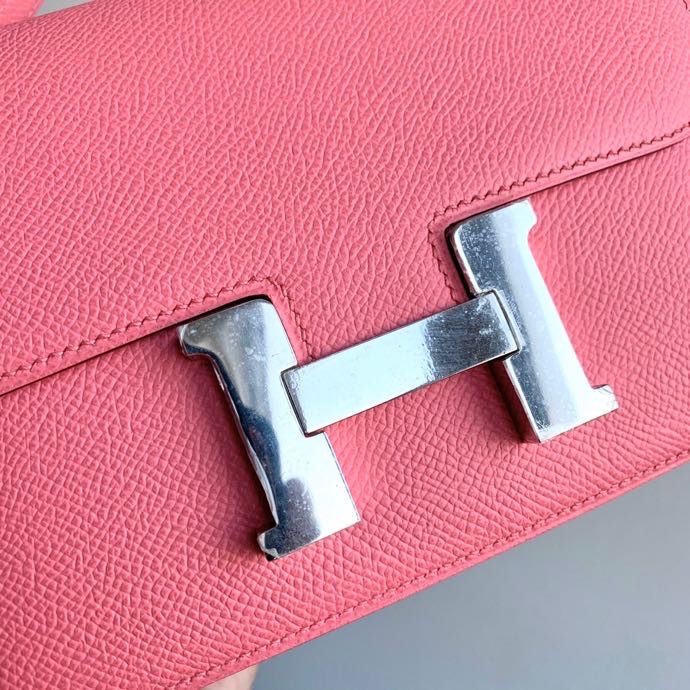 H**mes constance epsom leather-19cm