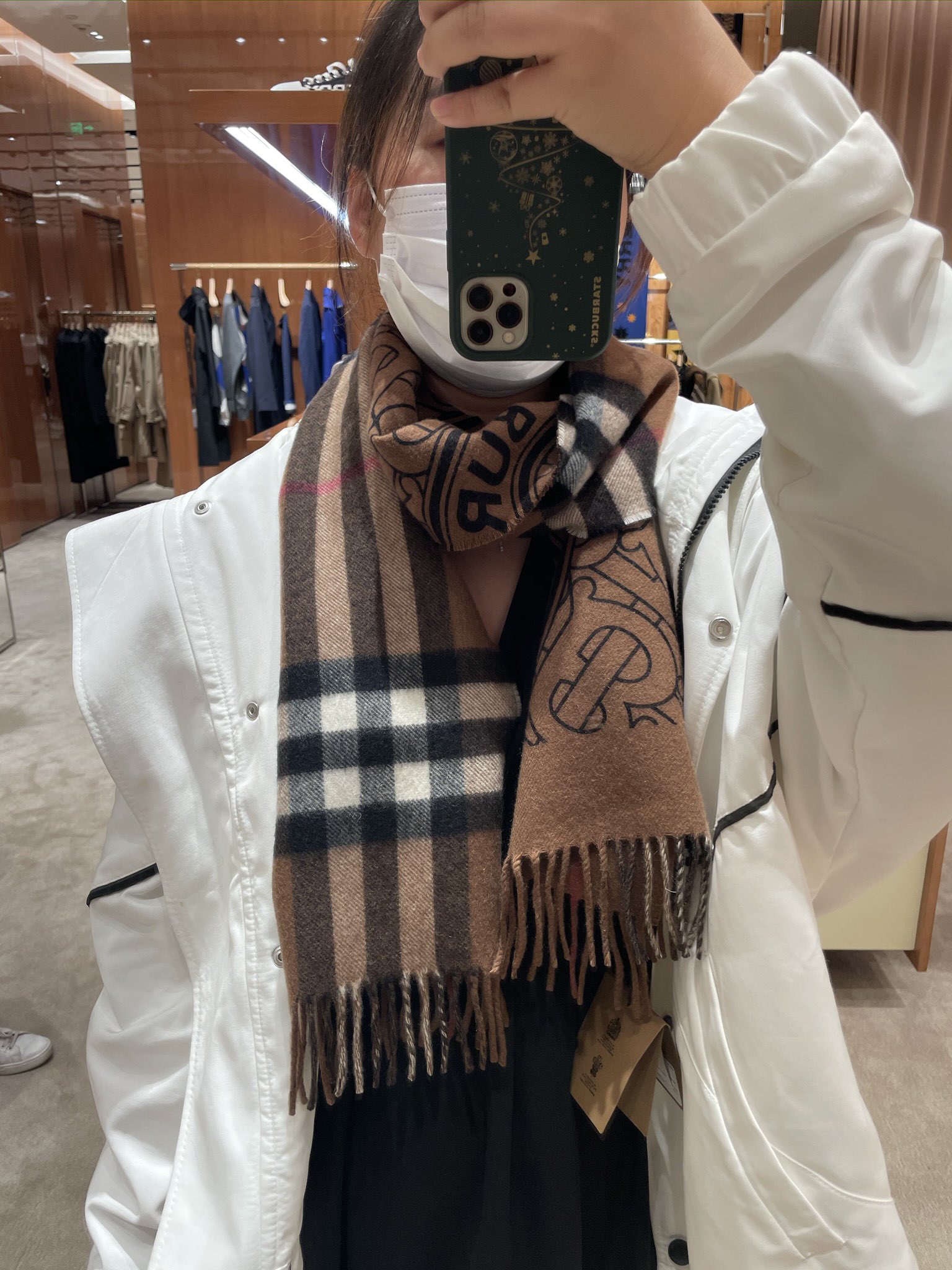 B**rry scarf-168x30cm